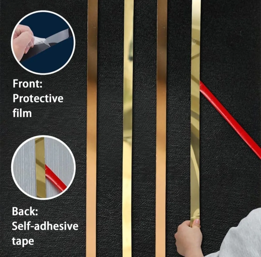 Self-adhesive backing detail